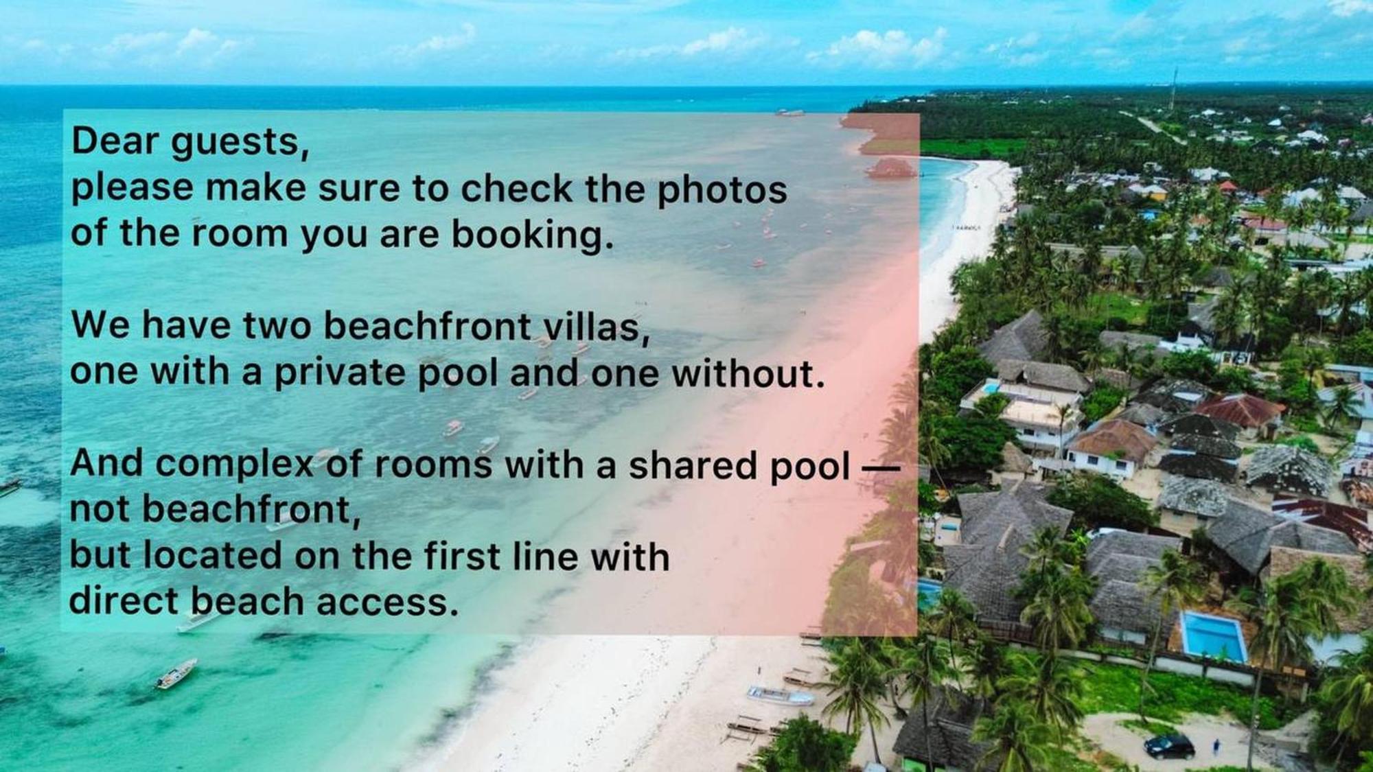 Bitcoin Beach Hotel Zanzibar Michamvi Eksteriør bilde